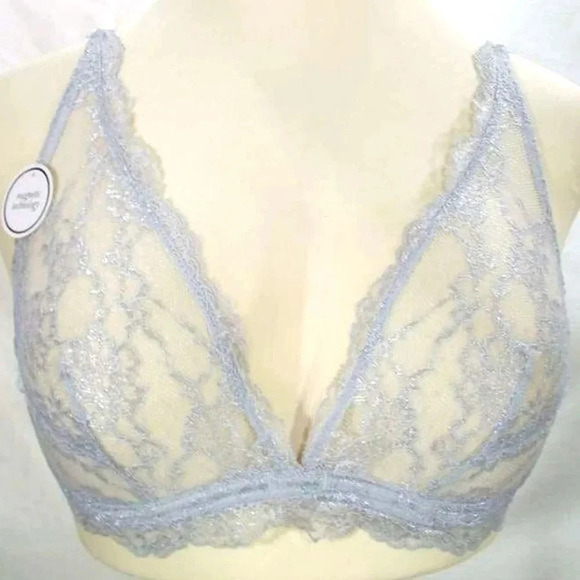 34C Le Mystere 4499 Perfect 10 Underwire Bralette Frost Gray NWT  New with Tags - Picture 5 of 9